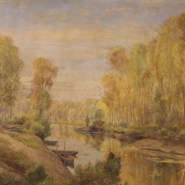 A. Corradi, Landscape, 1950, Oil on Panel, Framed For Sale - Image 9 of 15