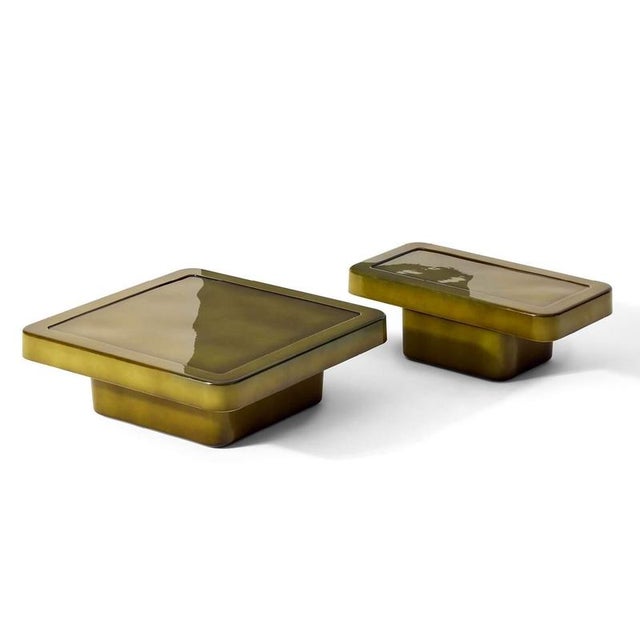 Not Yet Made - Made To Order Ardys Green Low Table by Patricia Urquiola for Cassina For Sale - Image 5 of 10