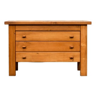 Chest of Drawers in Elm from Maison Regain, 1960s For Sale
