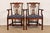 Baker Furniture Style Georgian Carved Mahogany Armchairs, Pair For Sale - Image 11 of 11