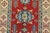 Red Kazak Runner 2’9” X 8’1” Red Wool Tribal Hand-Knotted Oriental Rug For Sale - Image 8 of 12