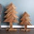 Add a touch of rustic charm to your holiday decor with this set of Wooden Pine Trees! Crafted from solid pine wood with a...