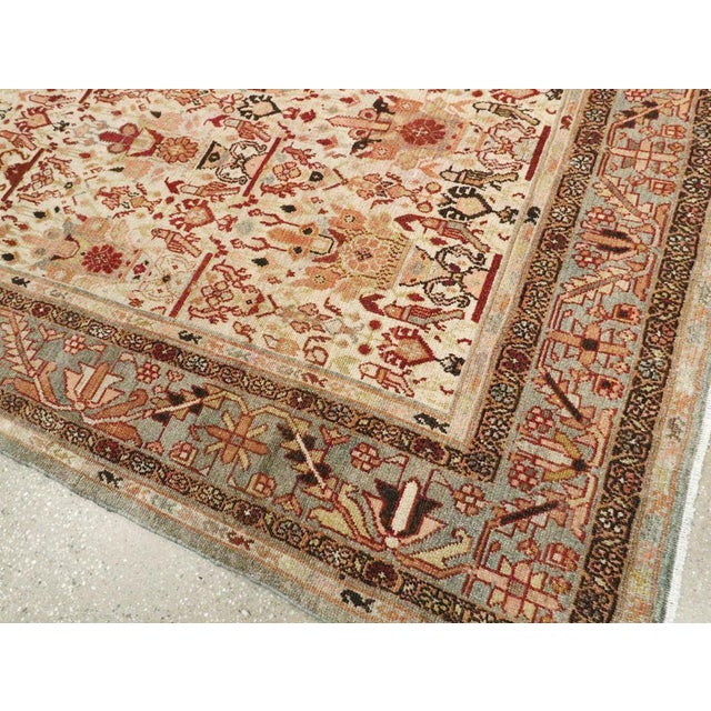 Galerie Shabab Collection Early 20th Century Persian Malayer Carpet For Sale - Image 9 of 10