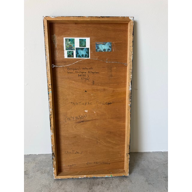 2007 Jeffrey Wilcox Paclipan “Natural Order” Abstract Painting For Sale - Image 12 of 12