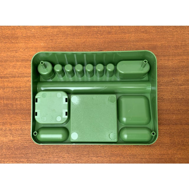 Green Mid-Century German Space Age Desk Utensilo, 1960s For Sale - Image 8 of 15