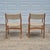 1970s D-Scan Danish Modern Style Teak Arm Chairs Oatmeal Upholstery, a Pair For Sale - Image 9 of 14