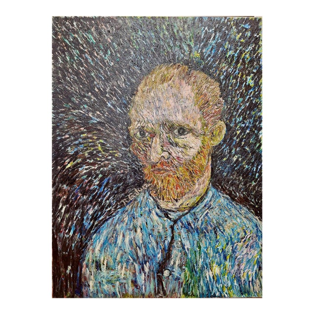 Self-Portrait After Van Gogh, by Henrico (Richio) Galvez For Sale