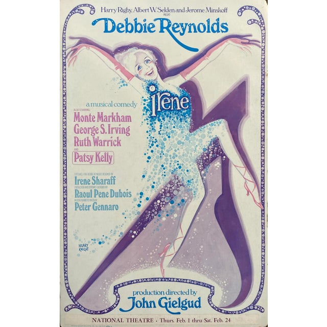Printmaking Materials Vintage Hilary Knight Irene Starring Debbie Reynolds For Sale - Image 7 of 7