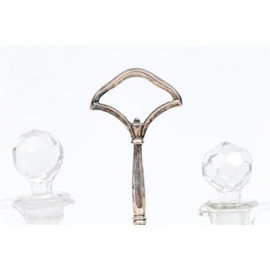 Silver 20th Century Italian 800 Silver Cruet Set For Sale - Image 8 of 10
