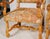 Pair of Antique French Louis XIII–XIV Style Walnut Armchairs, Newly Upholstered A wonderfully decorative pair of antique...