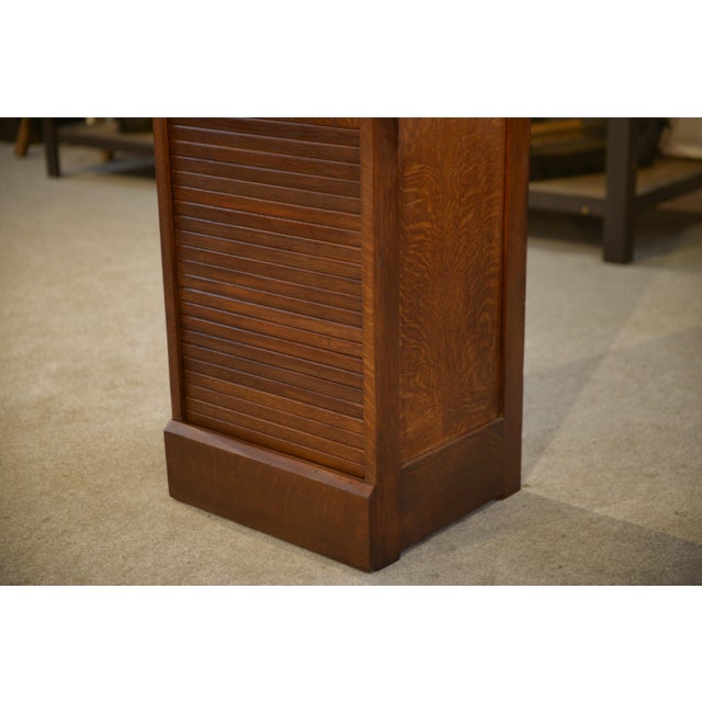 Oak Filing Cabinet, 1950s For Sale - Image 4 of 10