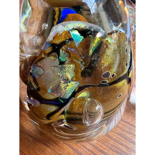 Collection of Vintage Abstract Glass Paperweights- Set of 3 For Sale - Image 4 of 12