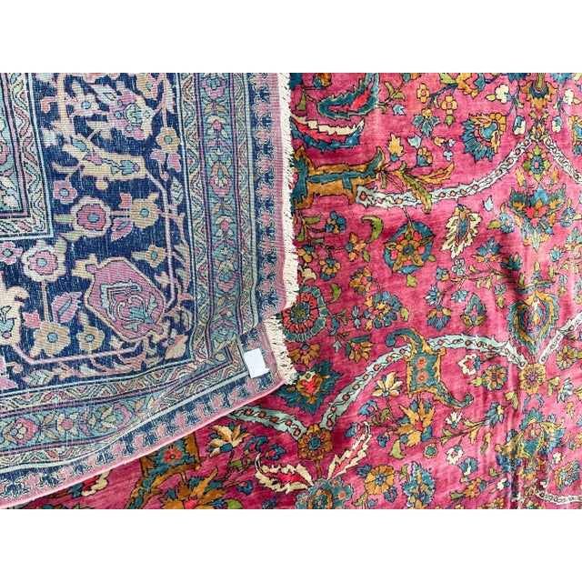 Antique Persian Mohajeran Sarouk Carpet For Sale - Image 4 of 12