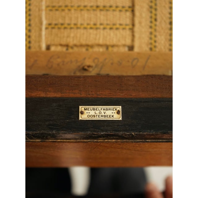 Low Art Deco Armchair by Hendrik Fels for L.O.V. Oosterbeek, 1930s For Sale - Image 18 of 18