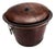 Antique Chinese Wood Covered Rice Bucket For Sale