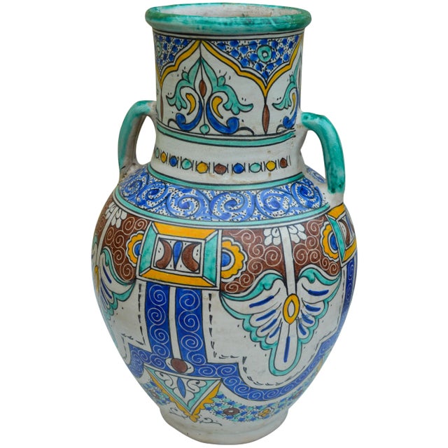 Ceramic Vase W/ Afro-Moresque Design For Sale - Image 10 of 10