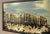 Mid Century Cityscape and Seascape Painting on Metal, Signed and Framed For Sale - Image 4 of 13