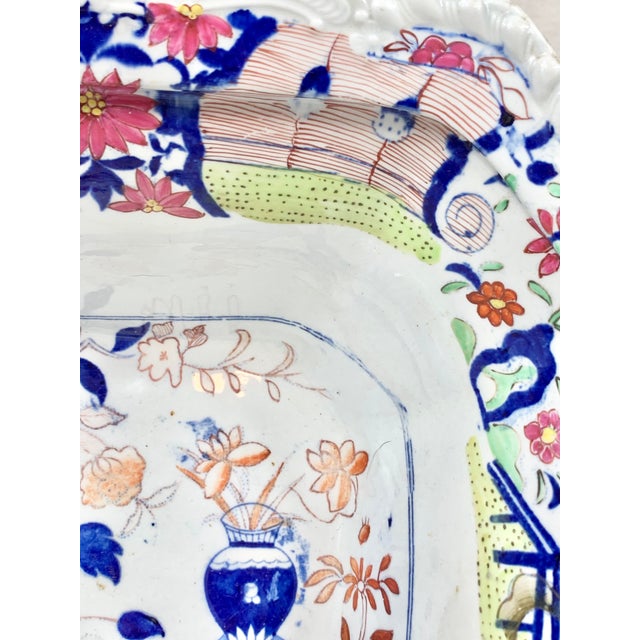 Mason's Ironstone Antique 1810 Ironstone Compote For Sale - Image 4 of 13