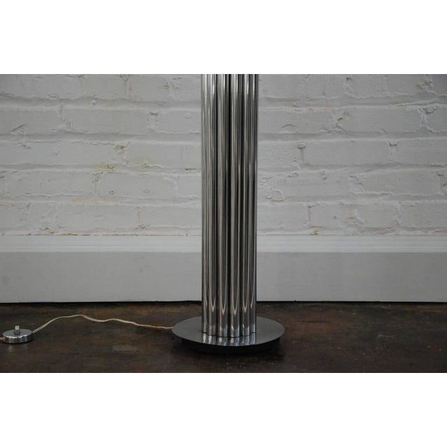 George Kovacs Chrome Tubular Floor Lamp For Sale - Image 5 of 8
