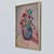 Textile French Vintage Floral Still Life in New Frame For Sale - Image 7 of 8