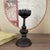 Pair of Bronze Lotus Candlesticks – 5.9" Buddhist Altar Candle Holders With Dragon Base For Sale - Image 10 of 11