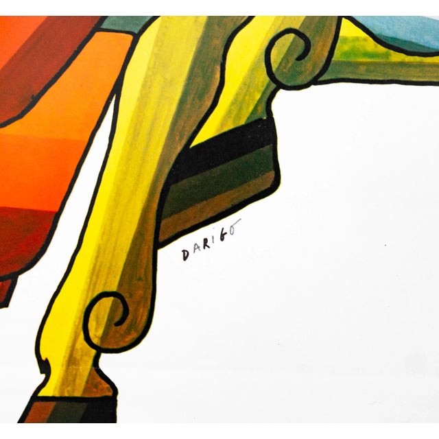 French 1970s French Loterie Nationale Poster, Prix Du Jockey For Sale - Image 3 of 4