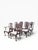 Wood Set of 8 Hand-Carved Phoenix Back Chippendale Dining Chairs — Mahogany, Ball & Claw — Mid Century Revival For Sale - Image 7 of 18
