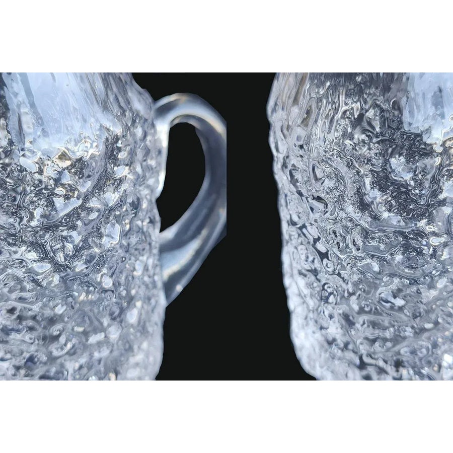 1960s Whitefriars Glassworks Ice Glacier Textured Glass Small