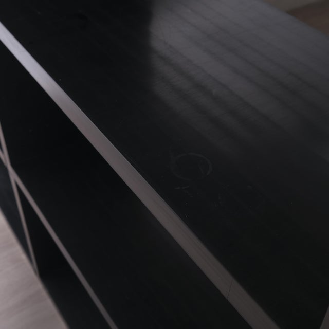 Black Modular Bookcase by Giulio A. Polvara for Kartell, 1970s For Sale - Image 11 of 17