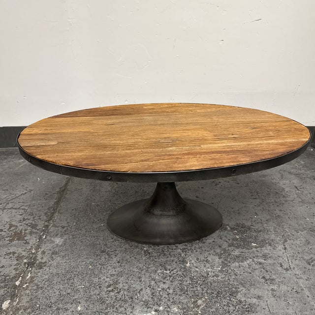 Design Plus Gallery presents the Aero Oval Coffee Table from Restoration Hardware. This distinctive design pairs a...