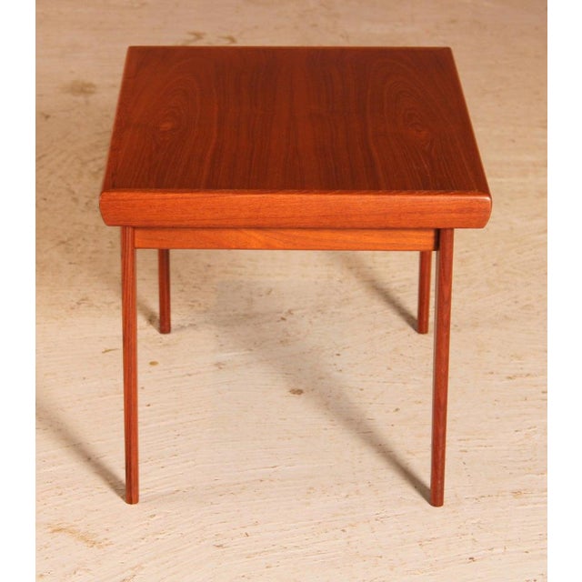 Mid-Century Danish Side Table with Folding Legs from Trioh, 1960s For Sale - Image 13 of 14