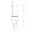 Gold Golden Anodised Gweilo Zhou v Pe Suspension Lamp by Partisans for Parachilna For Sale - Image 8 of 9