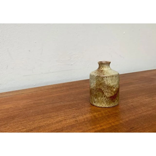 Ceramic Mid-Century Minimalist Pottery Vase from Ruscha, West Germany, 1960s For Sale - Image 7 of 12
