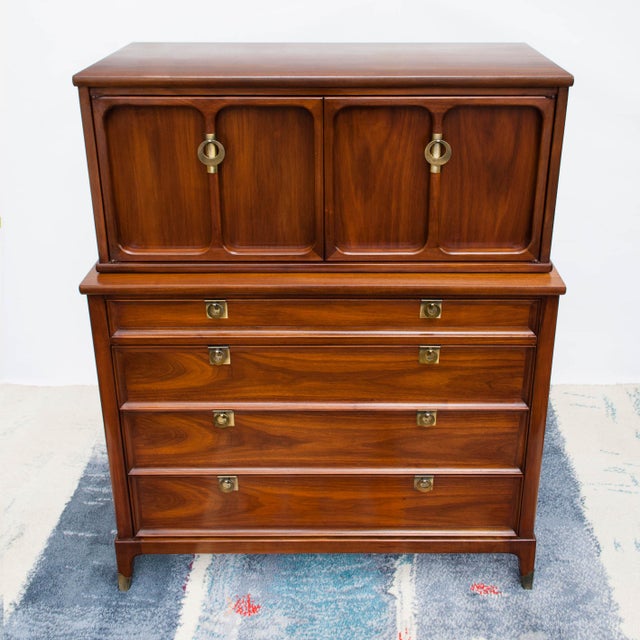 MidCentury Walnut Dresser by White Fine Furniture Company Chairish