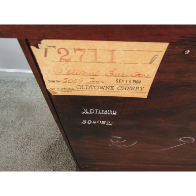 Statton Solid Cherry Dresser For Sale - Image 11 of 11