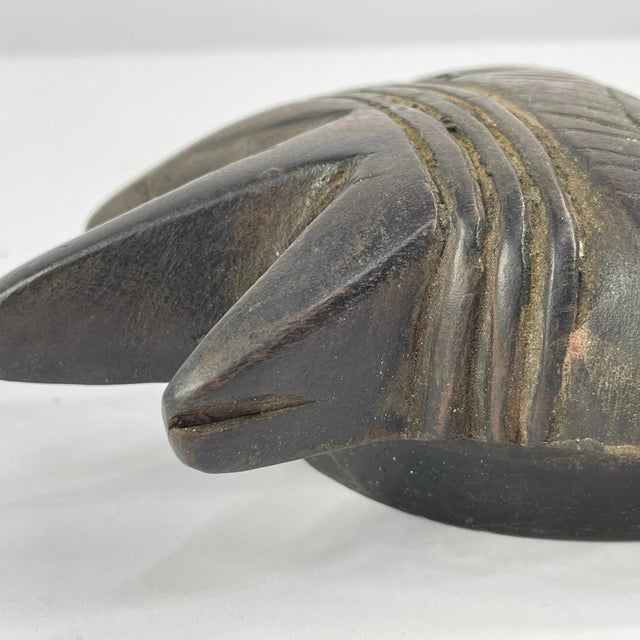 Wood Early 20th Century Toma Wood Mask Landai Guinea For Sale - Image 7 of 7