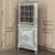 Late 18th Century 18th Century French Neoclassical Painted Corner Vitrine ~ Curio Cabinet For Sale - Image 5 of 17