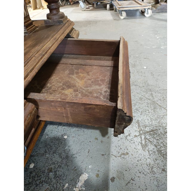 18th Century French Provincial Walnut Buffet À Deux Corps, Renaissance Style, Circa 1760 For Sale - Image 13 of 18