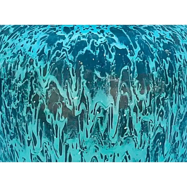 Vintage Contemporary Splatter Urn For Sale - Image 10 of 12
