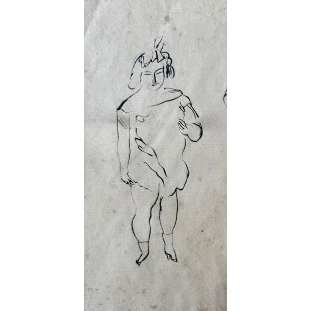 Jules Pascin, German Expressionist Drawing, Watercolor Painting Jules Pascin Cuba Scene 1910, c.1910-1916 For Sale - Image 9 of 15