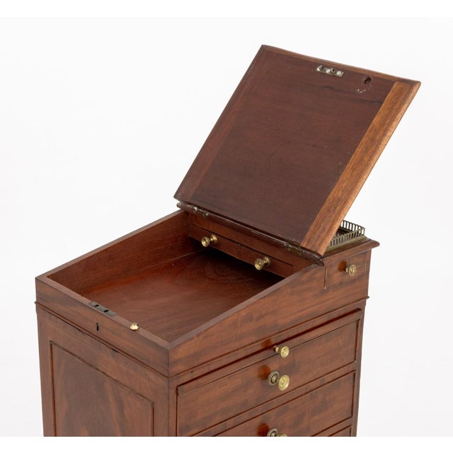 English Regency Mahogany Davenport Desk, 19th Century For Sale - Image 11 of 13