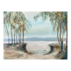 “Bayou Cut” Contemporary Oil Painting by Sandra Wright