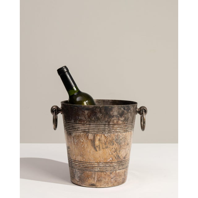 Mid 20th Century Mid 20th Century France Silver Ice Bucket For Sale - Image 5 of 18