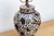 Ceramic Vintage Midnight Floral Blossom Table Lamp For Sale - Image 7 of 8