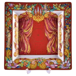 Serving Bowl, Versace Porcelain, Le Reve De Noel Decor from Rosenthal Studioline
