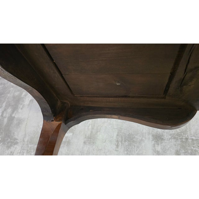 Large Louis XV Style Flat Desk in Mahogany, 1890s For Sale - Image 16 of 18