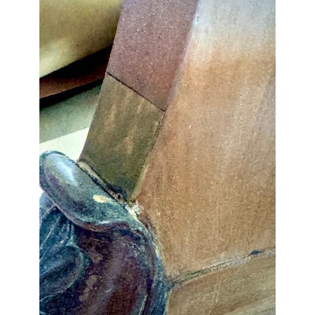 19c Restoration Period French Empire Center Table W Marble Top For Sale - Image 16 of 17