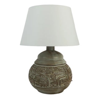 Ceramic Table Lamp by Marius Bessone For Sale