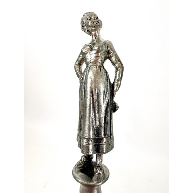 Metal Natique Silver Plated Figurative Letter Opener from WMF, 1900s, Set of 4 For Sale - Image 7 of 18