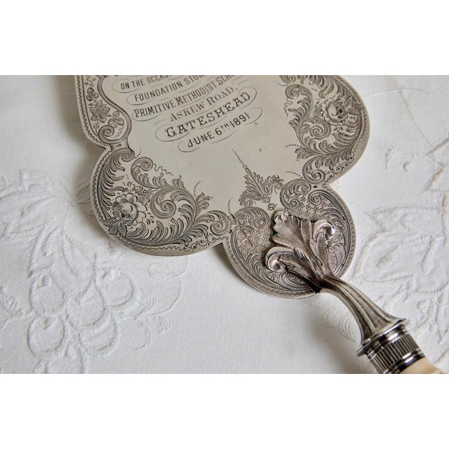 Large 19th C. English Engraved Presentation Trowel For Sale In San Francisco - Image 6 of 9